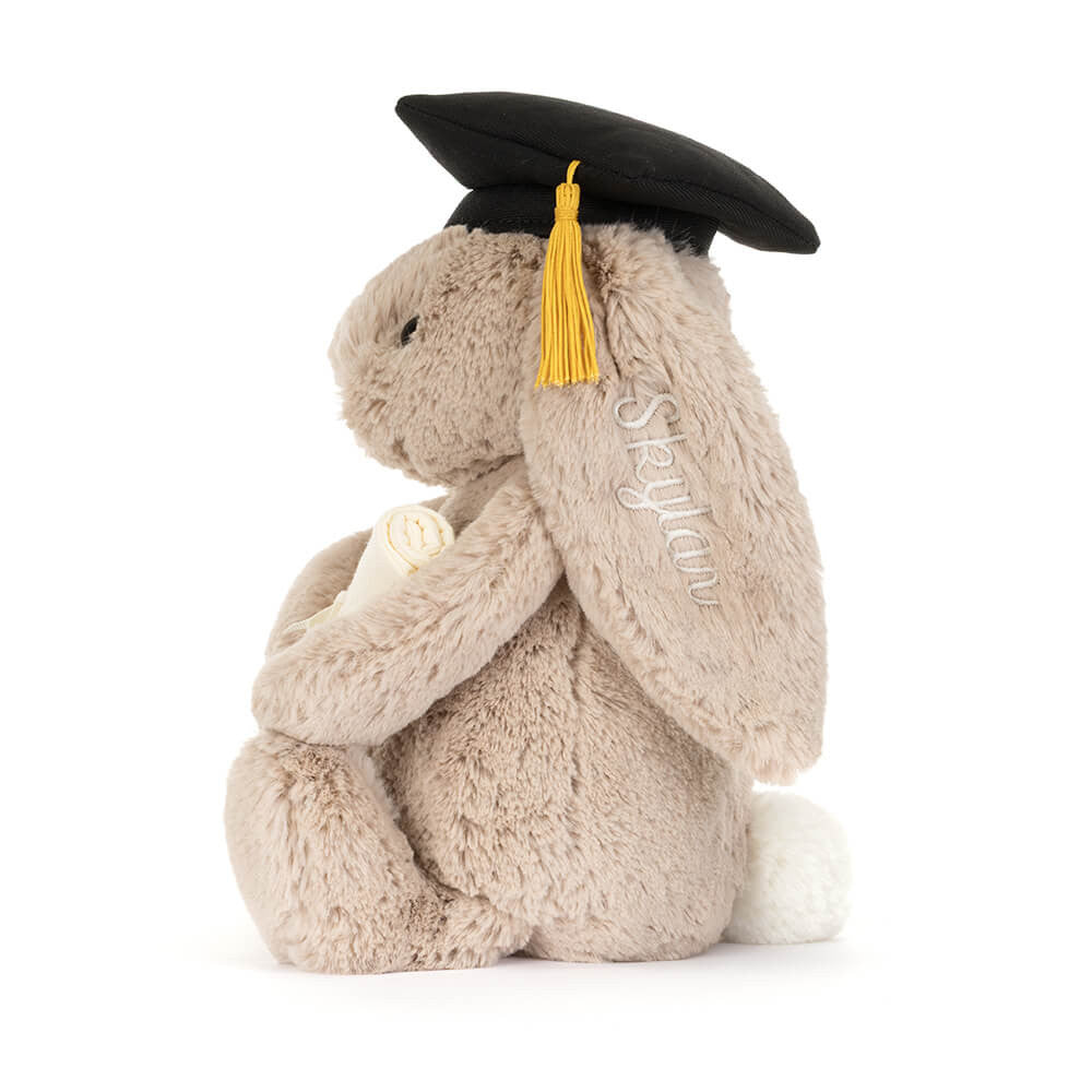 Personalised Bashful Bunny Graduation Outfit
